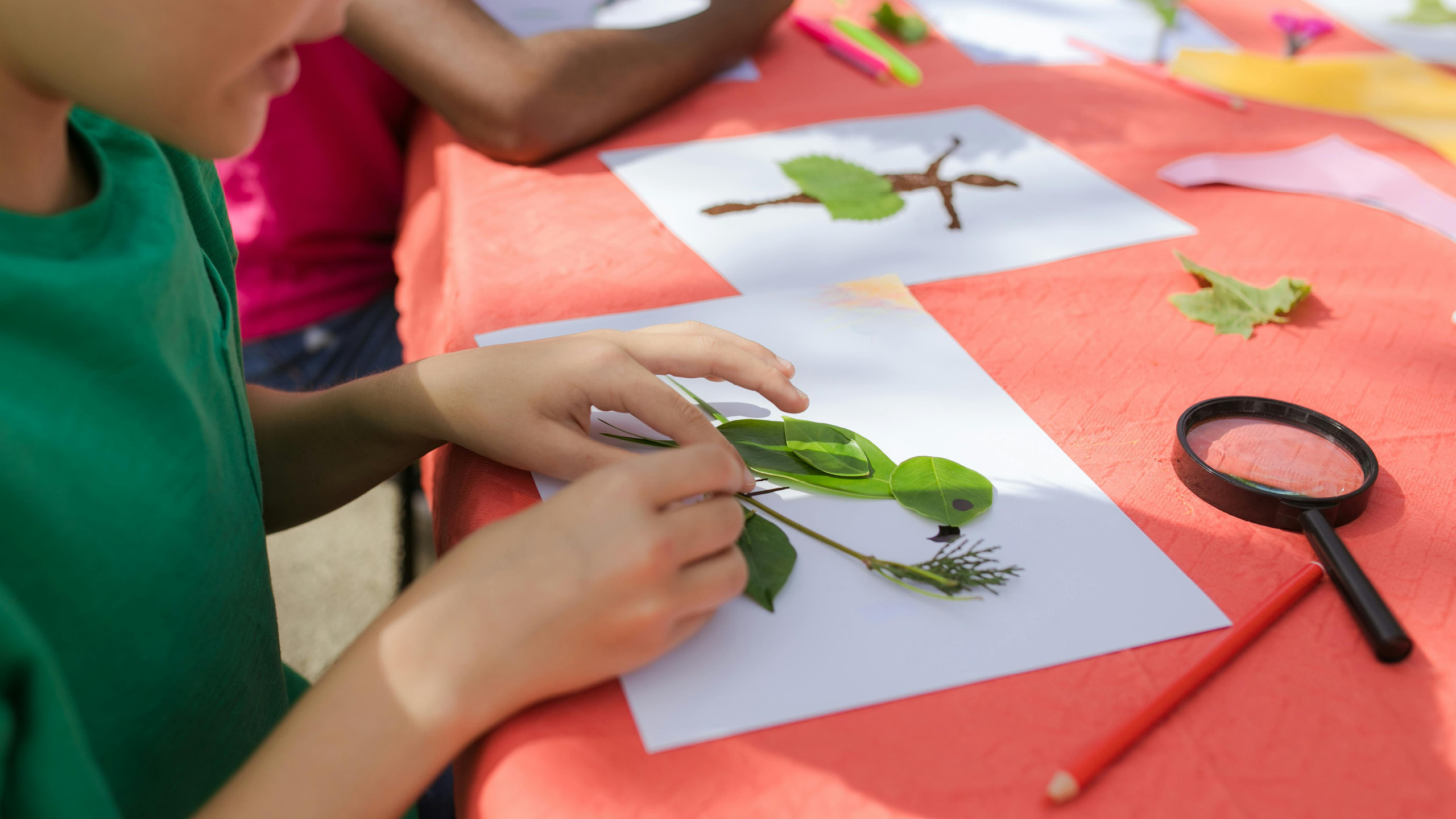 Actividades en campamento chino